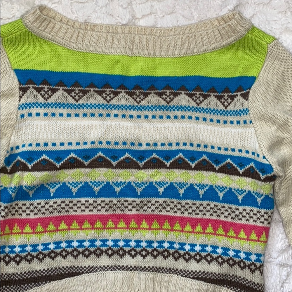 Roomates Aztec pullover - Picture 4 of 8